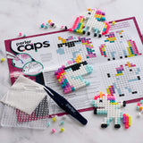 80-54656 Perler Caps 1000 Solid Top Fuse Bead Kit Unicorn