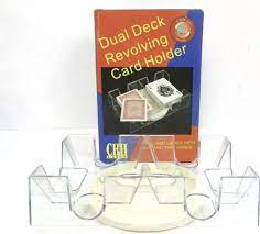 2708 CHH Dual Deck Revolving Card Holder