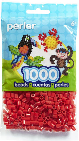 80-19005 Perler 1000 Beads Red