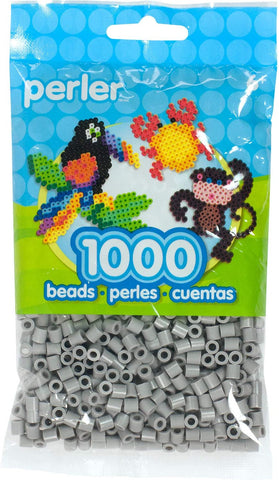 80-19017 Perler 1000 Beads Grey
