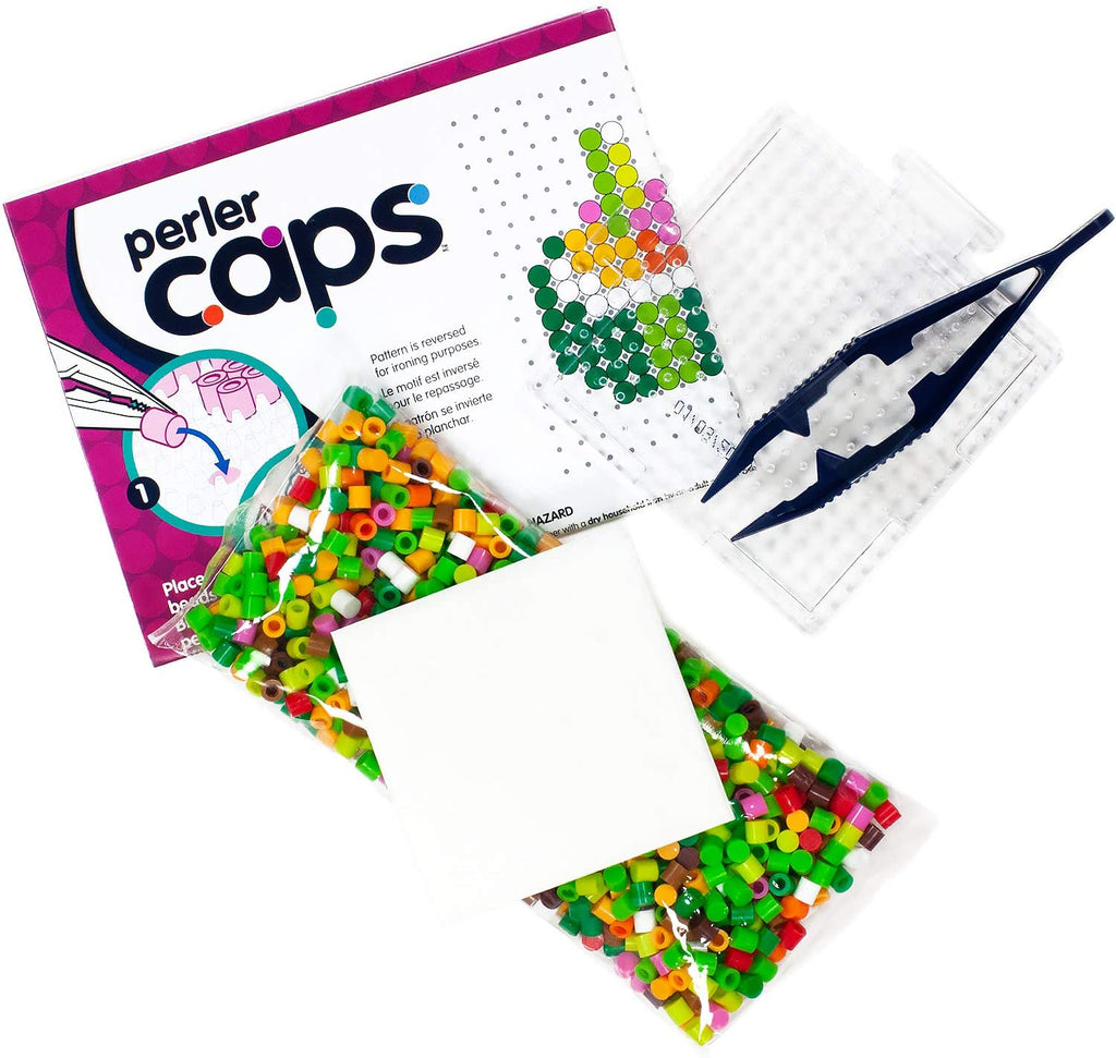 80-54655 Perler Caps 1000 Solid Top Fuse Bead Kit Food – Lokotoys
