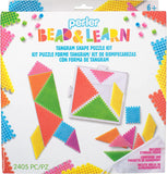 80-54445 Perler Bead & Learn Tangram Shape Puzzle Kit