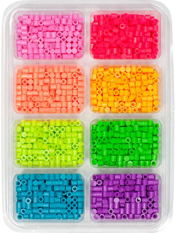 80-17553 Perler Caps Mini Tray bright colors  tray