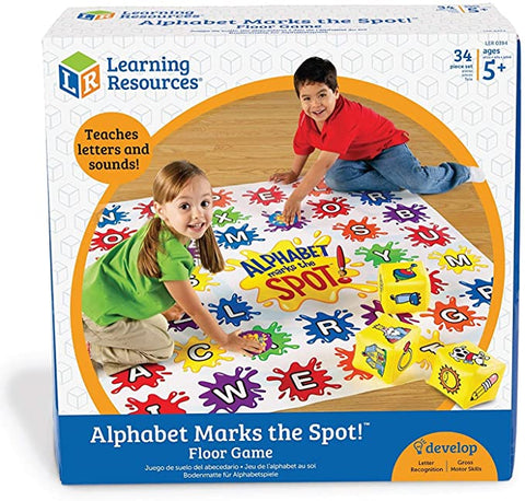 LER0394 Learning Resources Alphabet Marks the Spot Floor Game