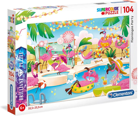 20151 Clementoni Brilliant Puzzle Flamingo Party