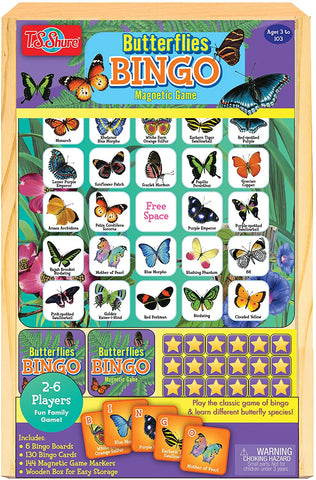 0361 Shure Butterflies Bingo Magnetic Game