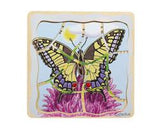 17054 Beleduc Five Layer Puzzle Butterfly